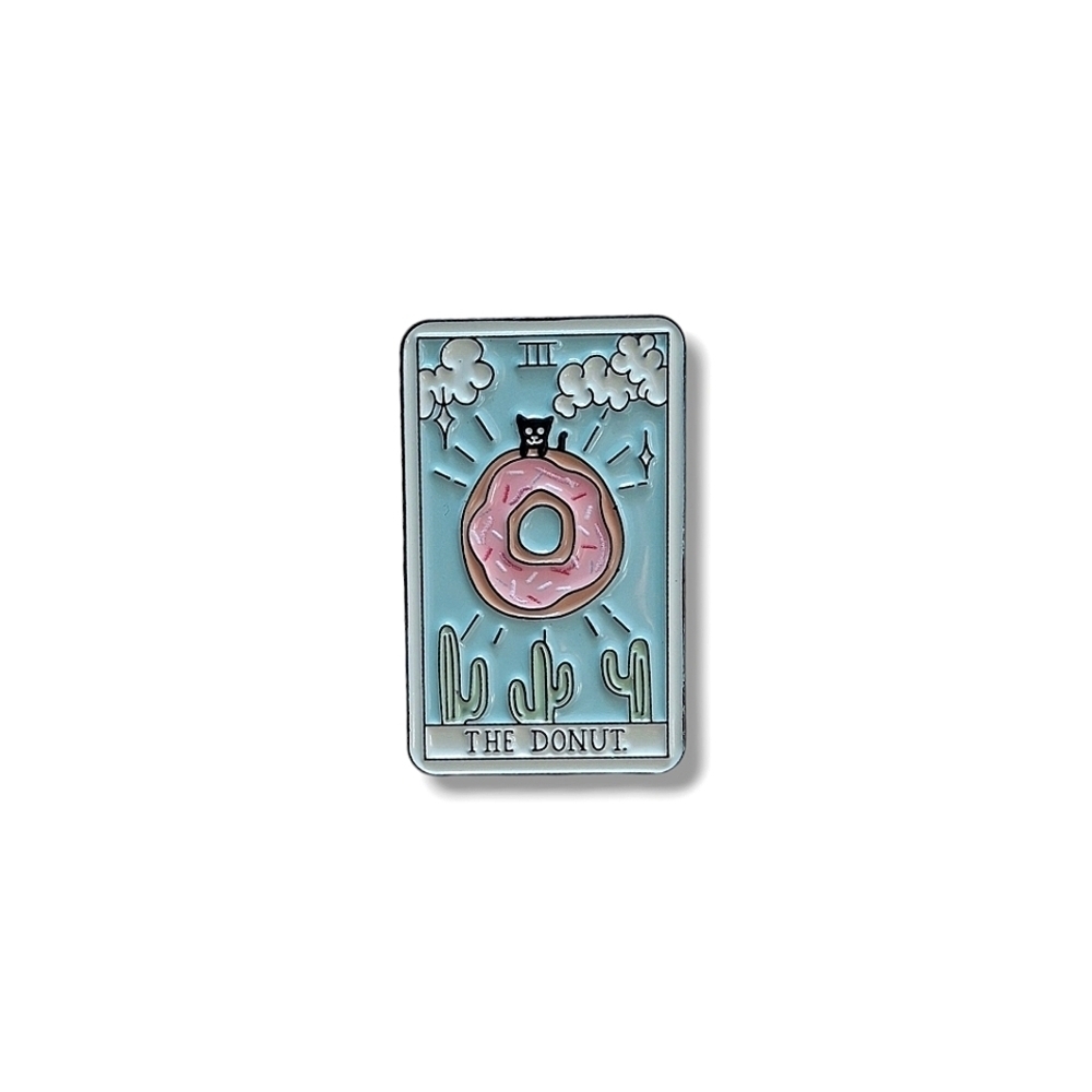The Donut Tarot Card Pin/Brooch